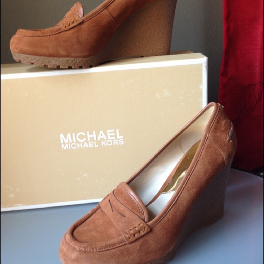 COPY - MICHAEL Michael Kors Rory Loafer Wedge Hee…